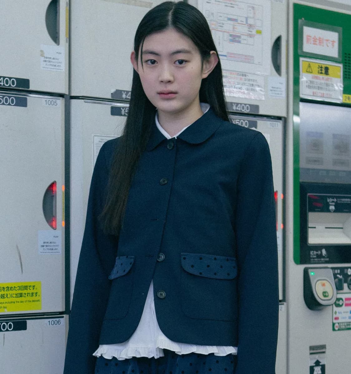 오헤시오 도트 블레이져 재킷 상품이미지2