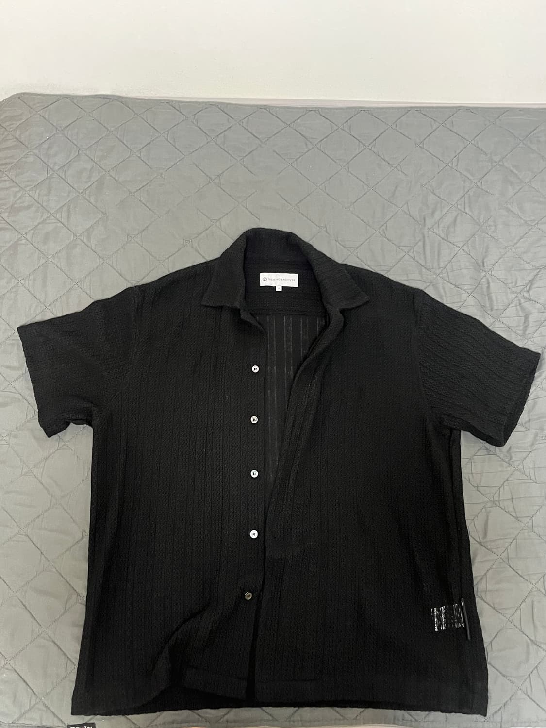 킹아카이브 open collor knit shirt 상품이미지2