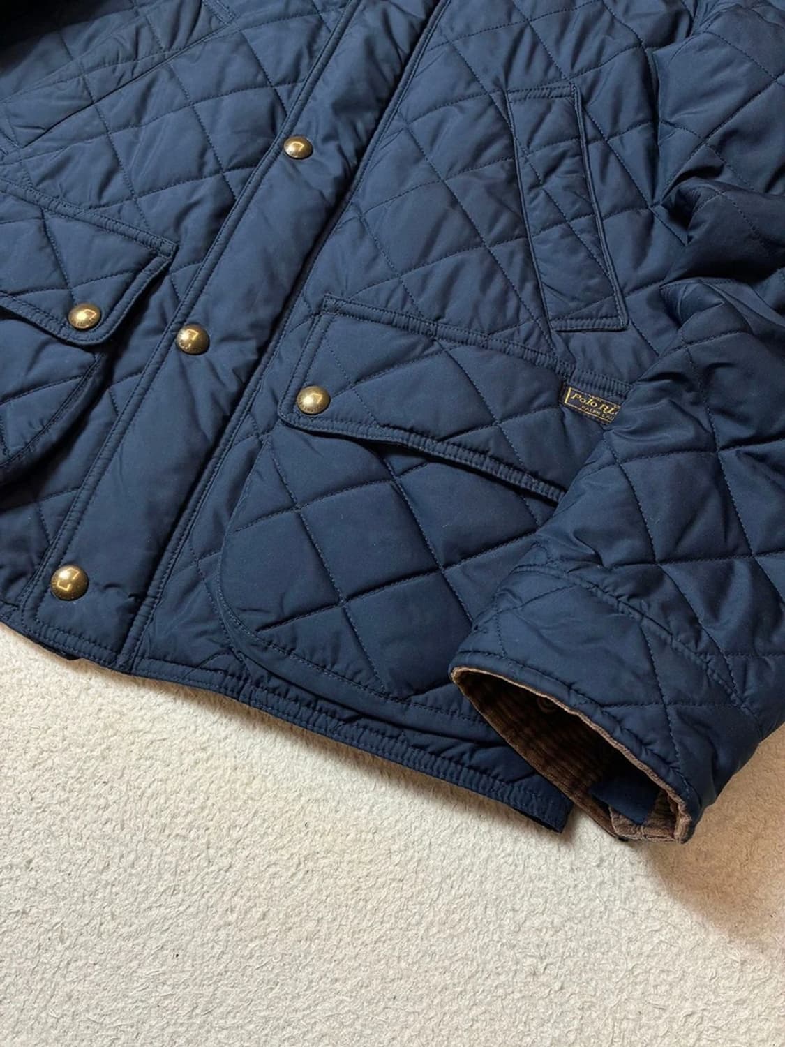 폴로 랄프로렌 넥 벨티드 코듀로이 카라 헌팅 자켓 PN6518 상품이미지4