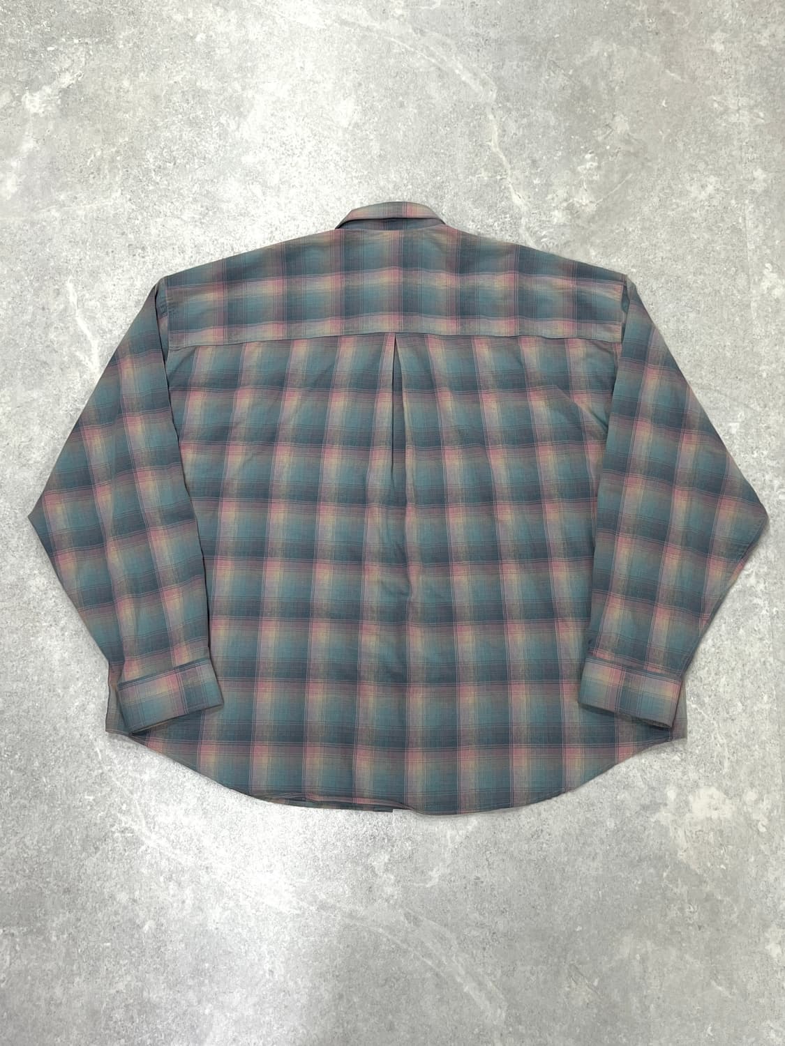 DNSR 디엔에스알 오버사이즈 체크셔츠 핑크 L 상품이미지4