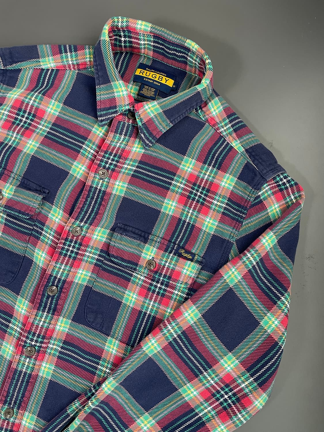 [S] 폴로 랄프로렌 RUGBY 코튼 플란넬 셔츠 상품이미지3