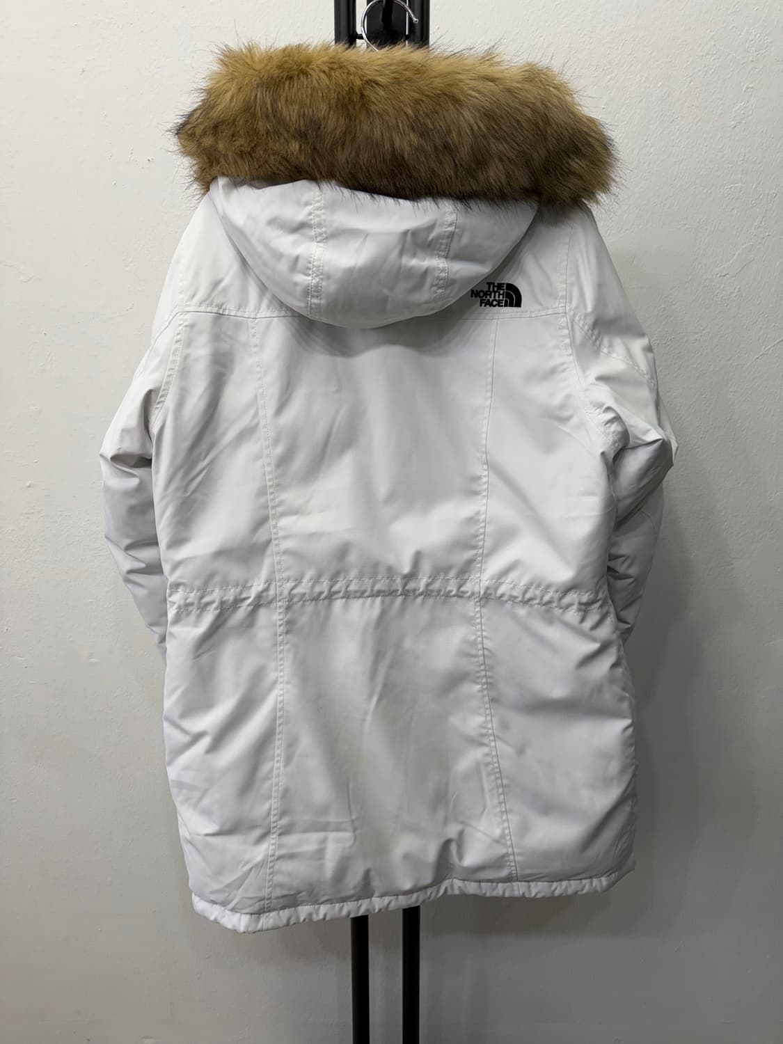 정품) 노스페이스 여성 화이트 구스패딩 100 상품이미지6