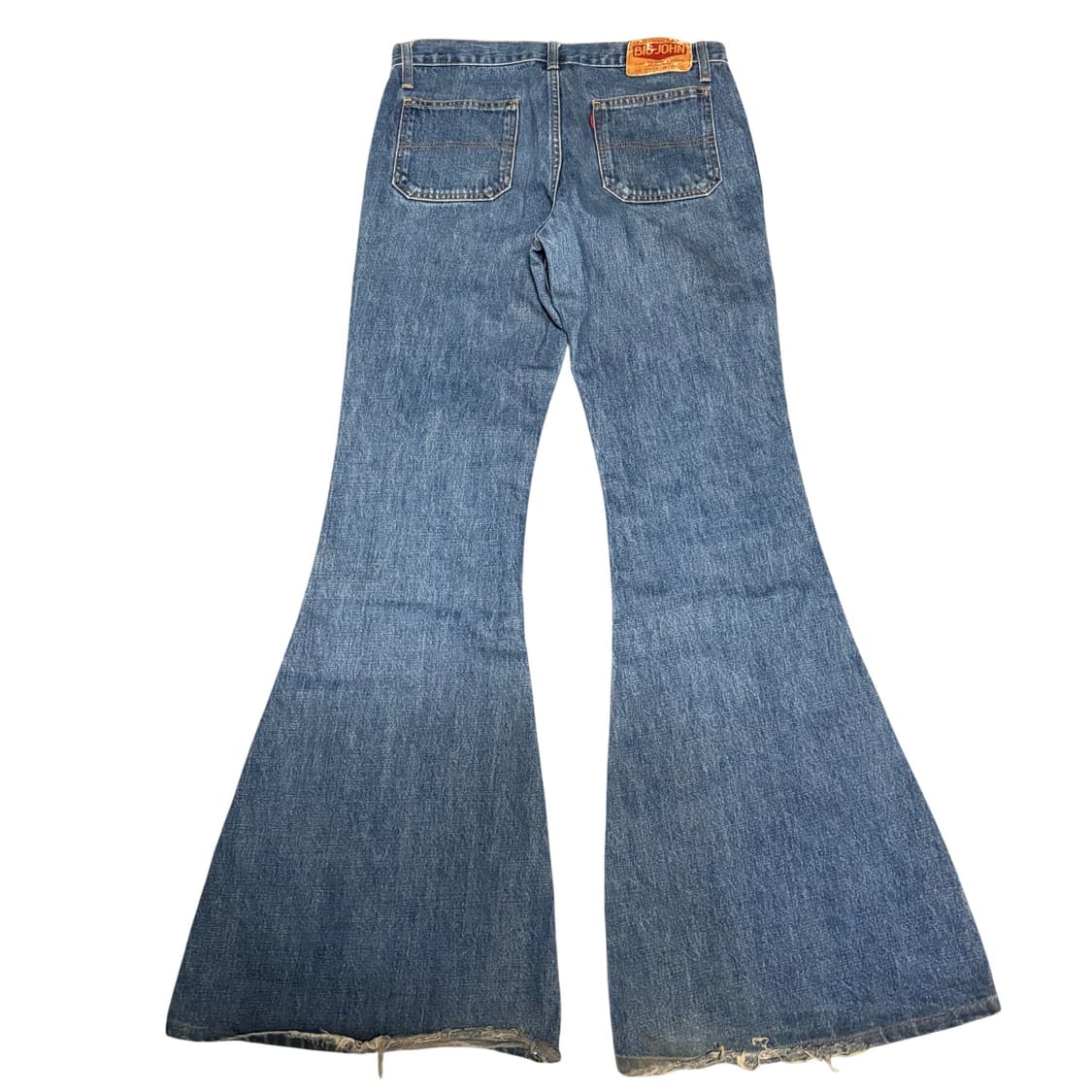 빅존 히피 스터드 커스텀 벨바텀 플레어 데님팬츠 32 부츠컷 상품이미지5