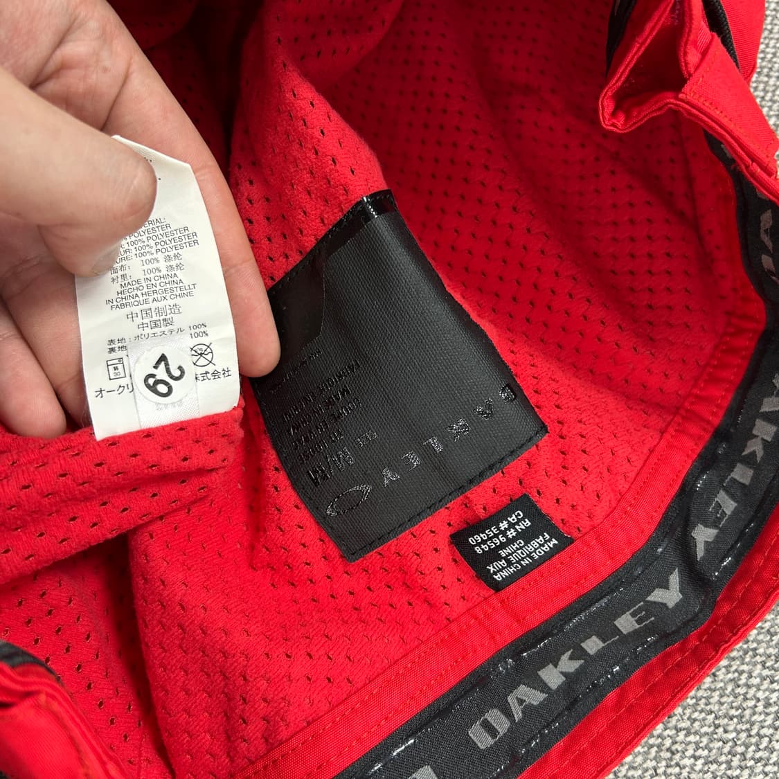 오클리 레드 스키팬츠(M) 상품이미지6