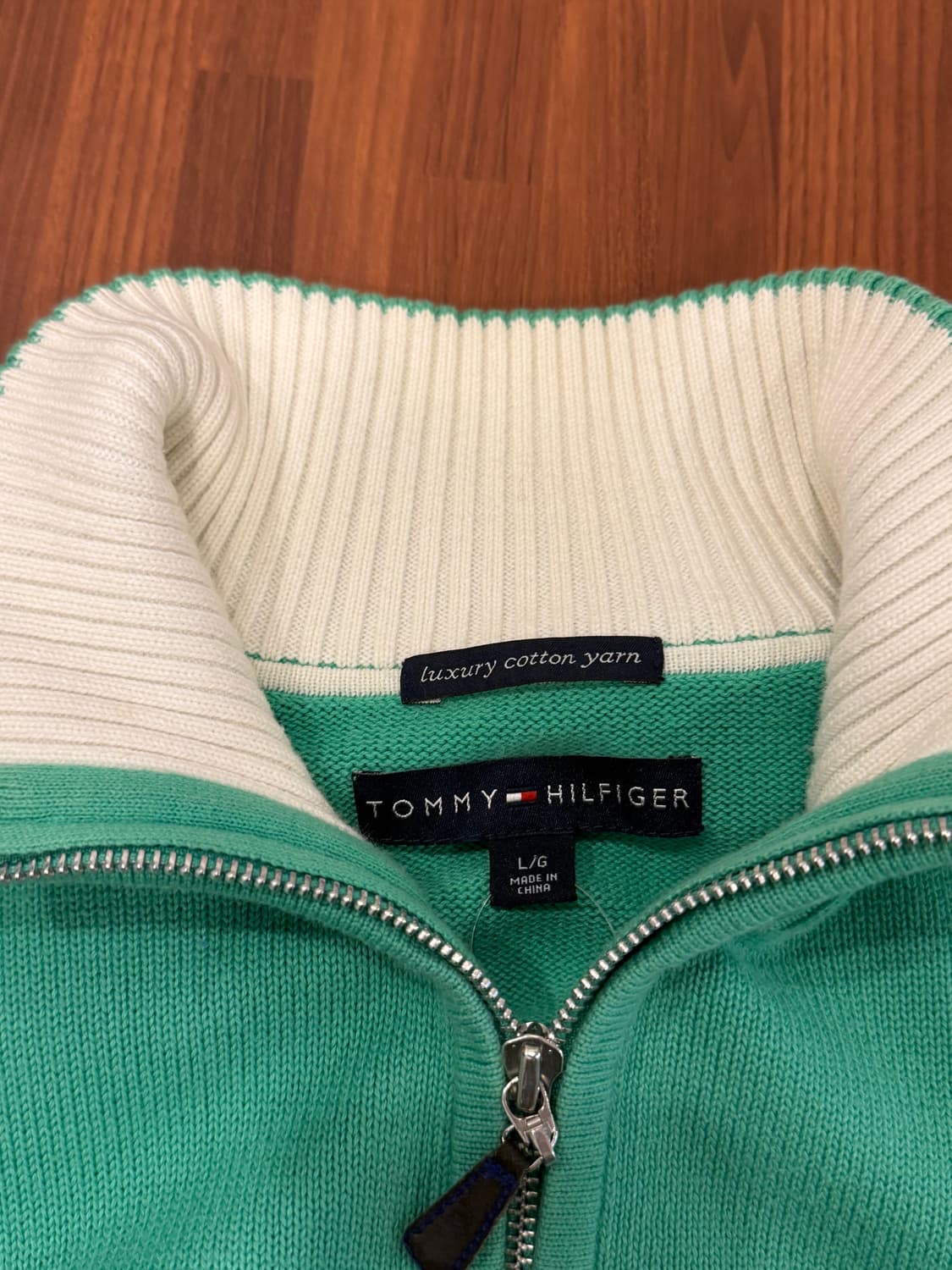 Tommy Hilfiger 타미힐피거 코튼 니트 집업 상품이미지9