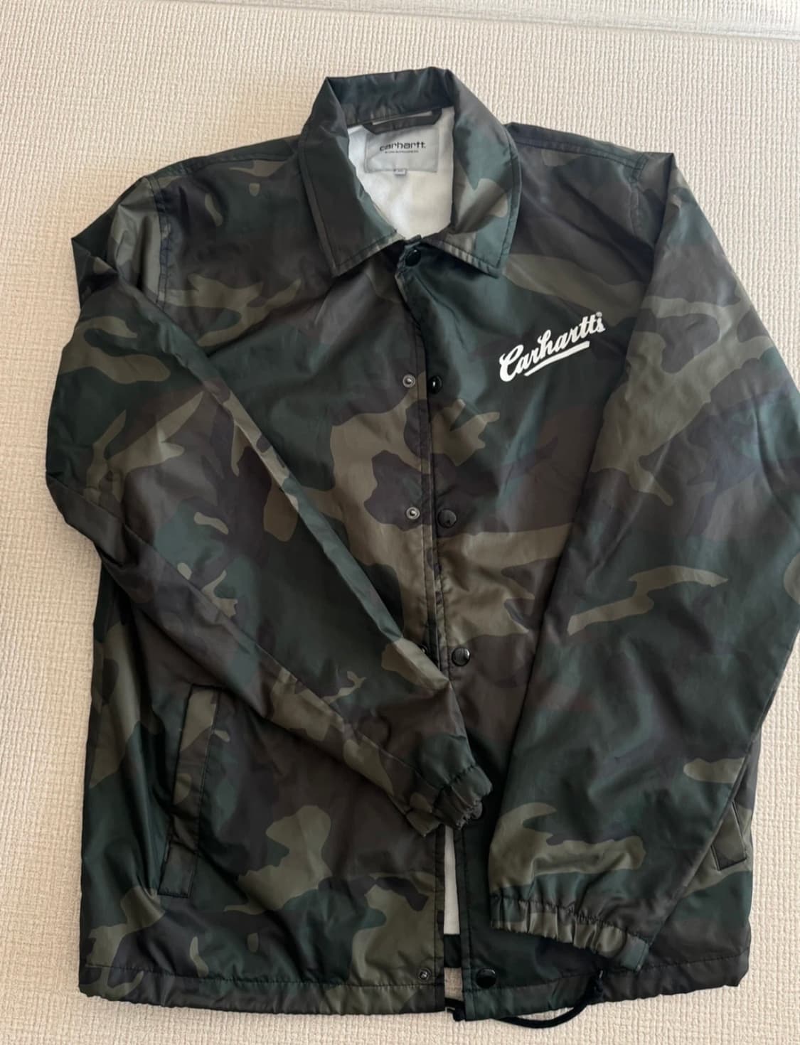 칼하트 WIP 카모 코치 자켓 상품이미지1
