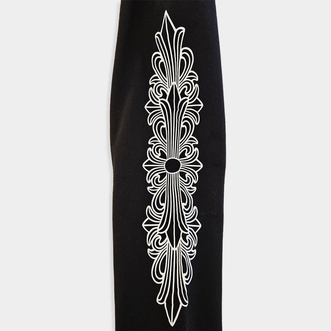 [XXL] 크롬하츠 홀스슈 플로랄 후드 집업 블랙 B1222C264 상품이미지5