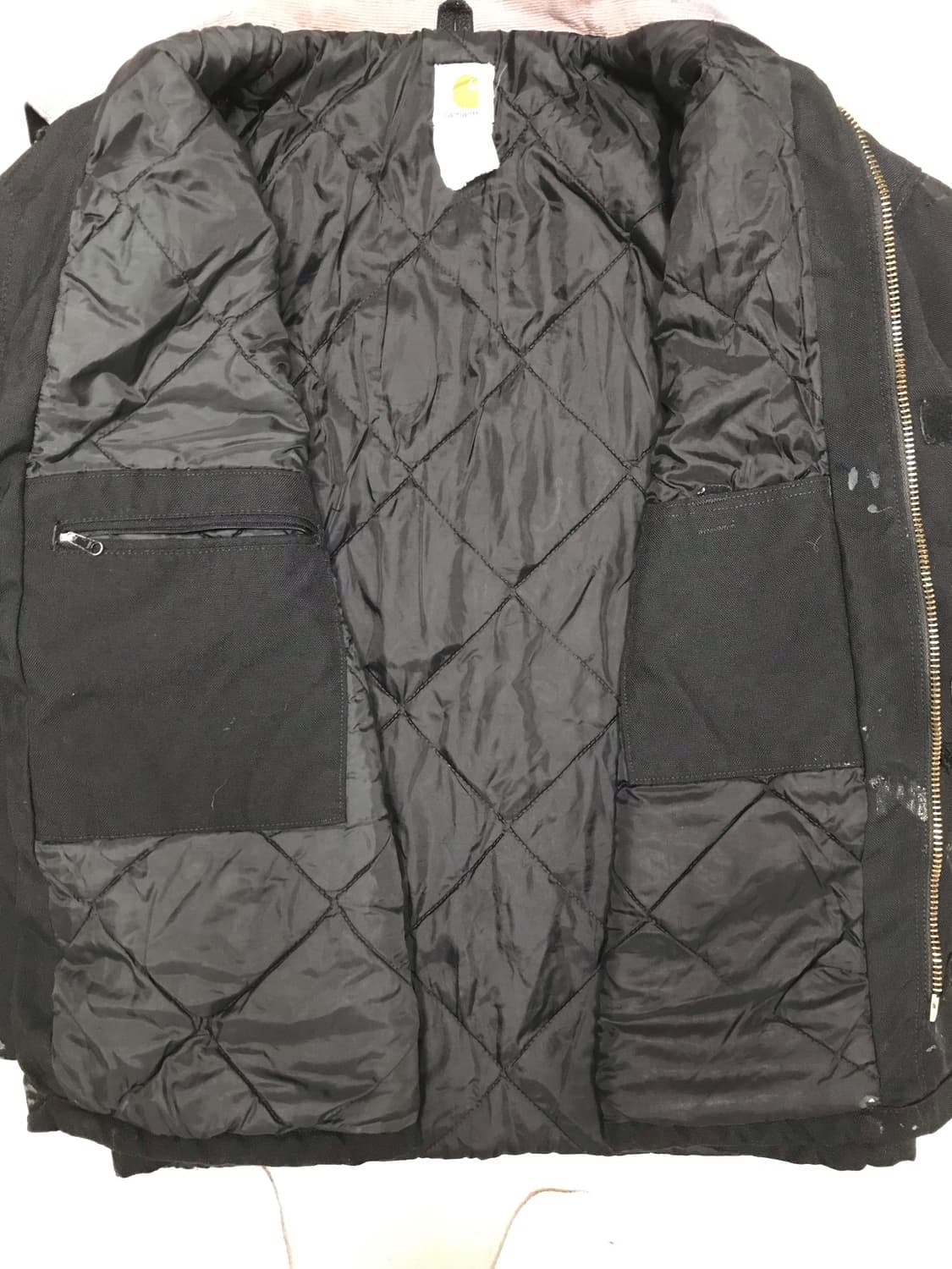 칼하트 캔버스 퀼팅 자켓 XL 상품이미지4