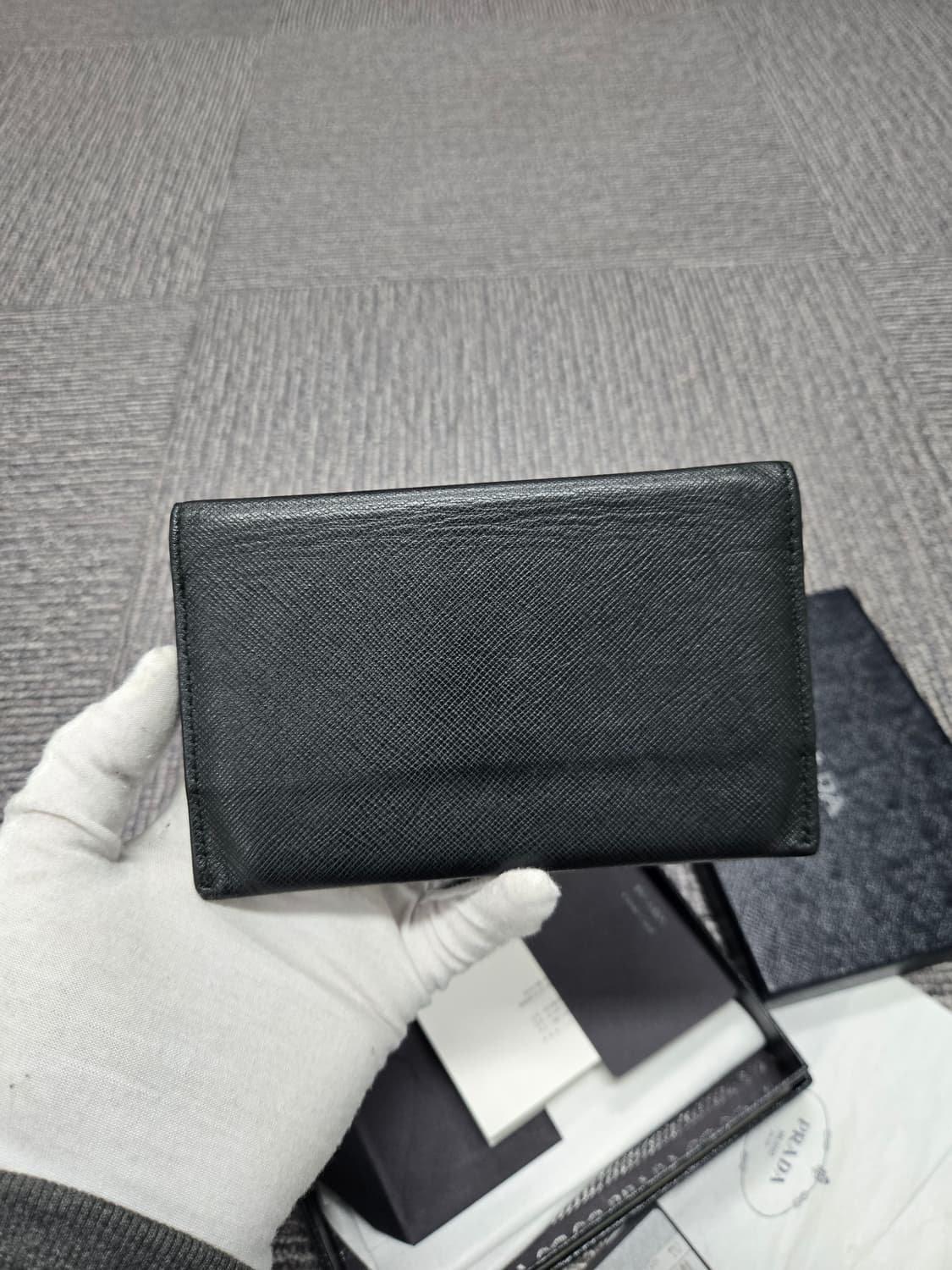 [특가][정품] 프라다 사피아노 카드홀더 반지갑 상품이미지2