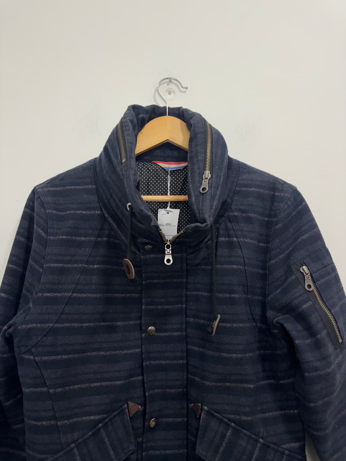 일본빈티지 네이비 스트라이프 자켓 상품이미지8
