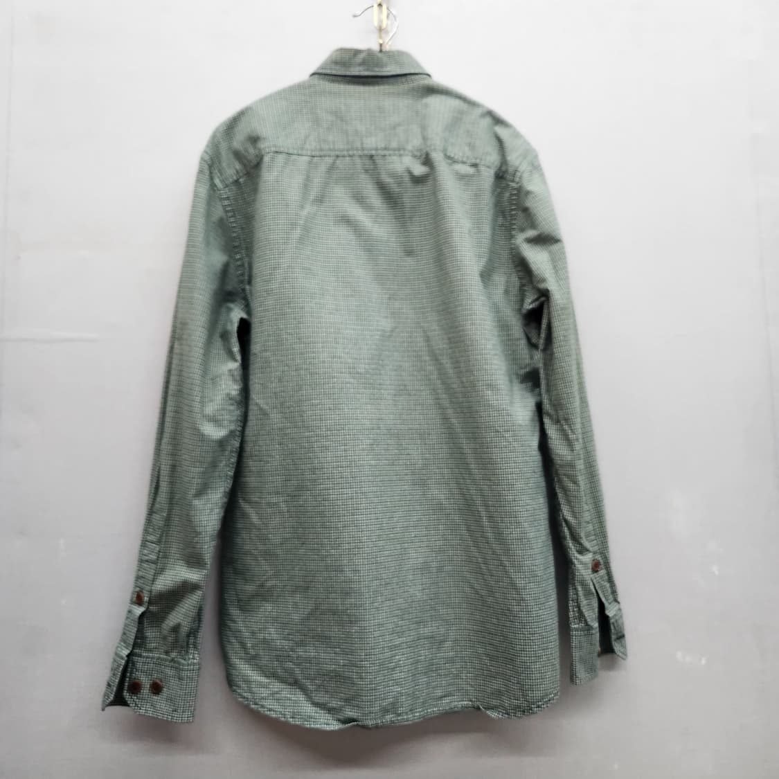 라코스테 로고 깅엄체크 패턴 셔츠 38(M) 상품이미지4