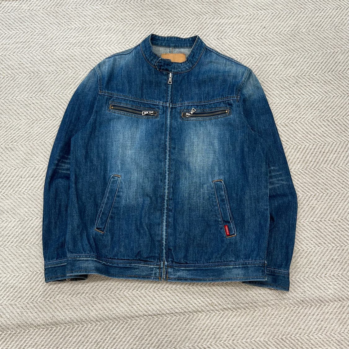 게스 데님 바이커 자켓 r3279 상품이미지1