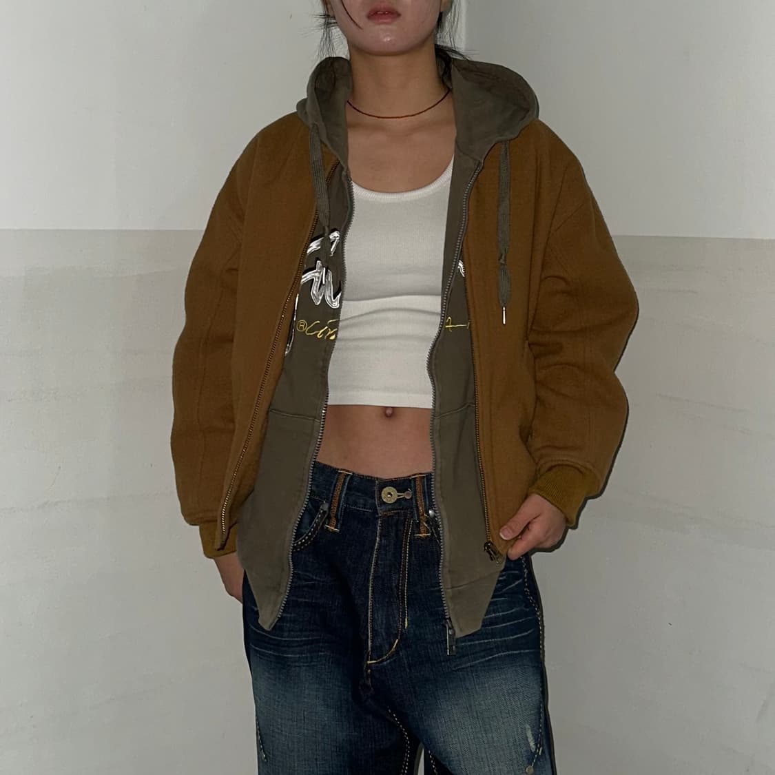 Scoop NYC varsity jacket 상품이미지4