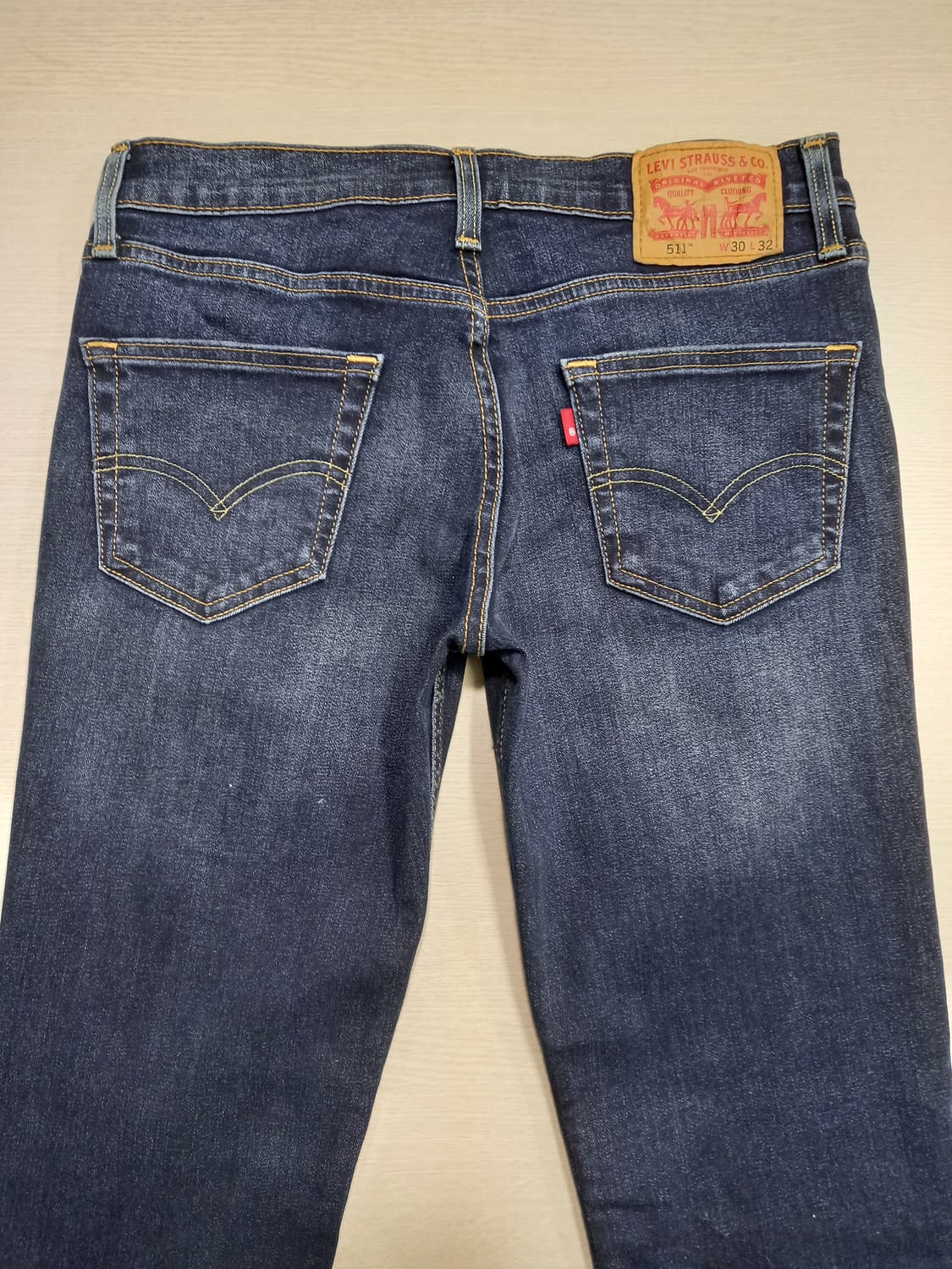 30 리바이스511 워싱 스판 슬림일자진 30-166 상품이미지4