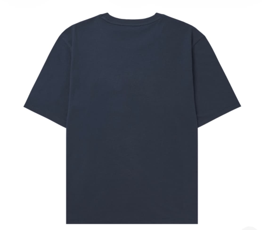 메종키츠네 그레이 폭스 헤드 패치 반팔티 M 네이비 상품이미지3