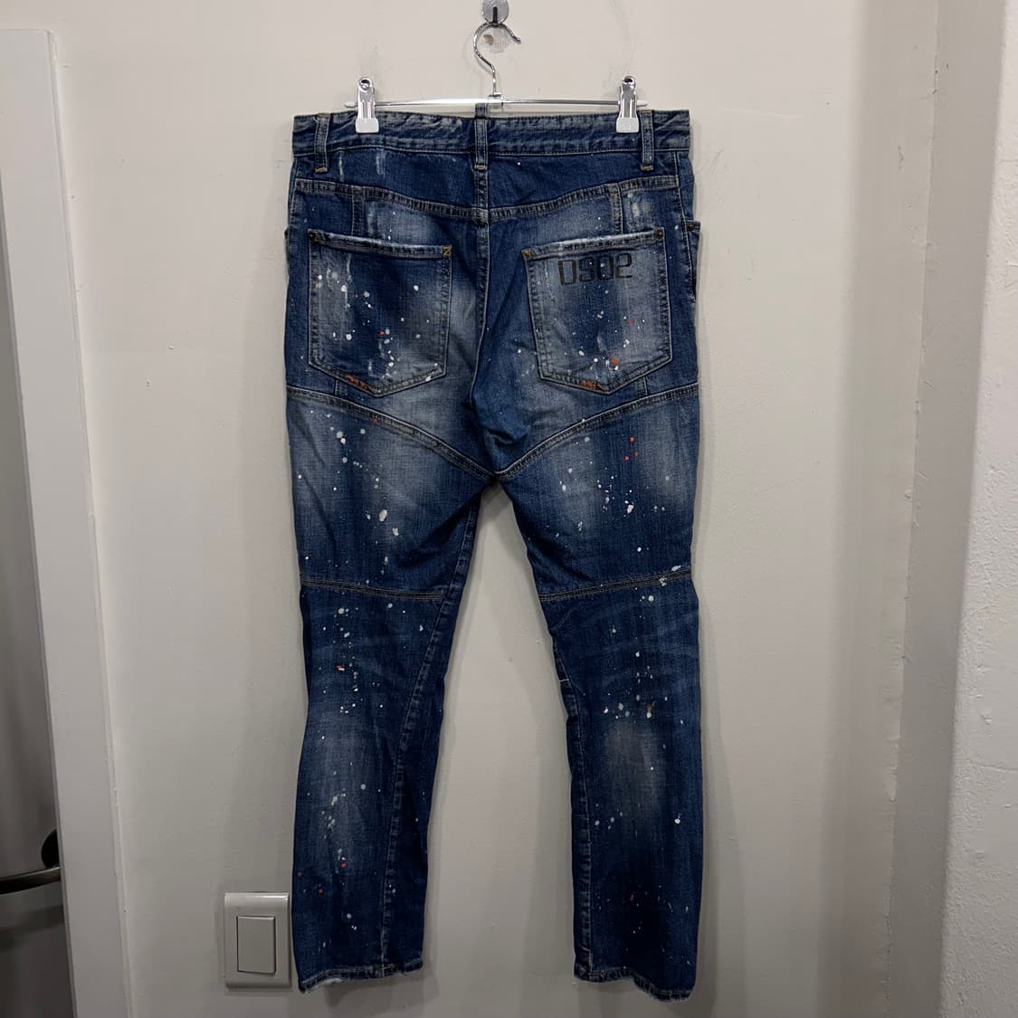 디스퀘어드2 페인팅 데미지 슬림핏 데님팬츠 상품이미지5