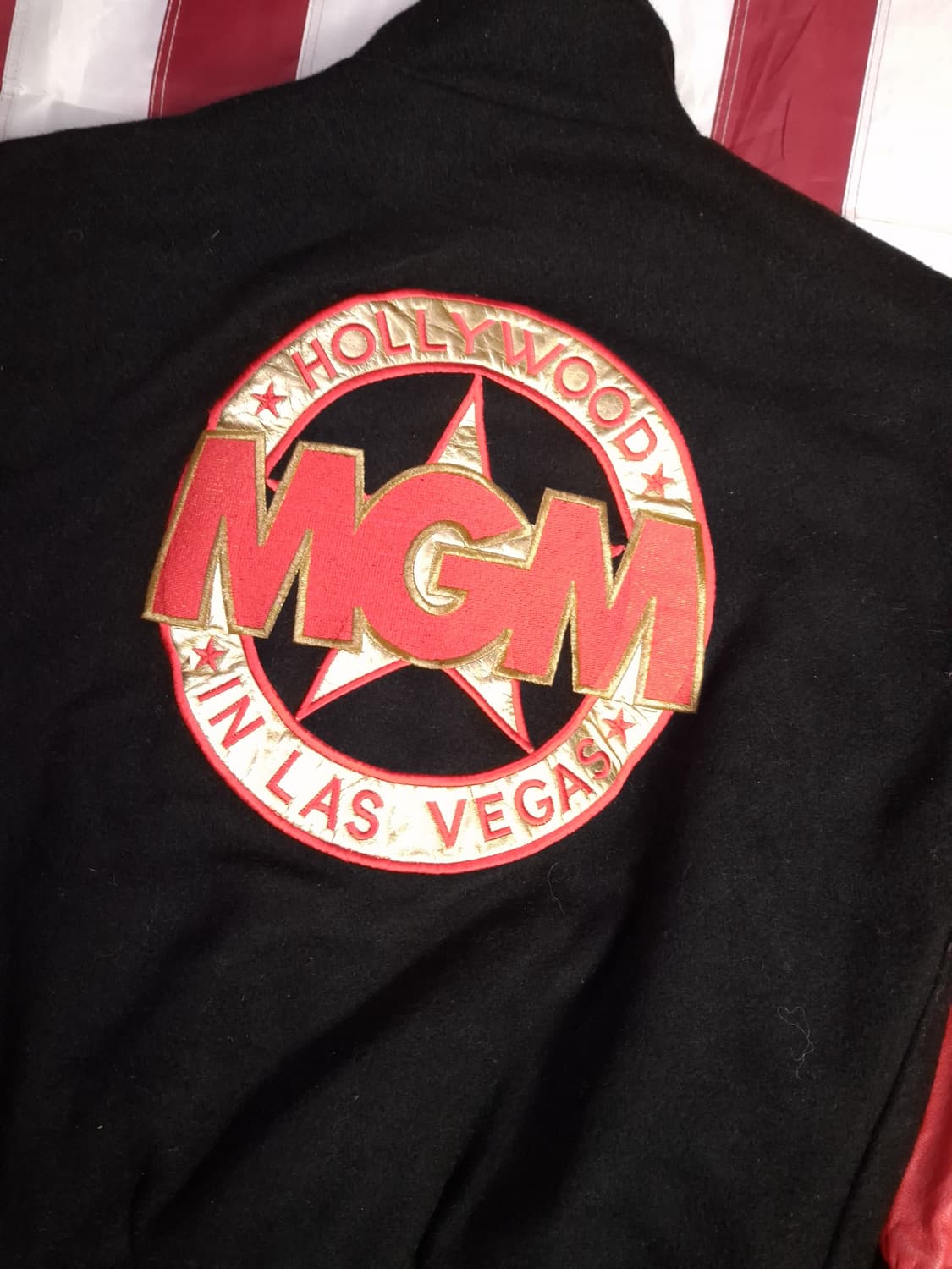 오리지날 미국제조 MGM 라스베가스 헐리웃 바시티점퍼 상품이미지2