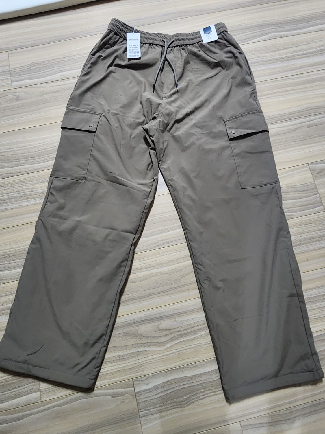 폴햄본딩기모카고밴딩팬츠베이지32 상품이미지1