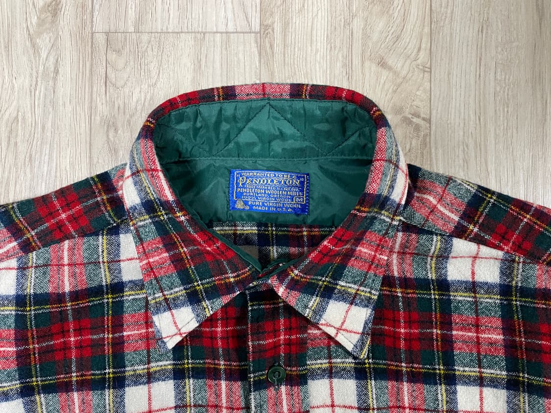 100) 70's 펜들턴 체크 울셔츠(미국제)RRL&LVC&폴로 상품이미지3