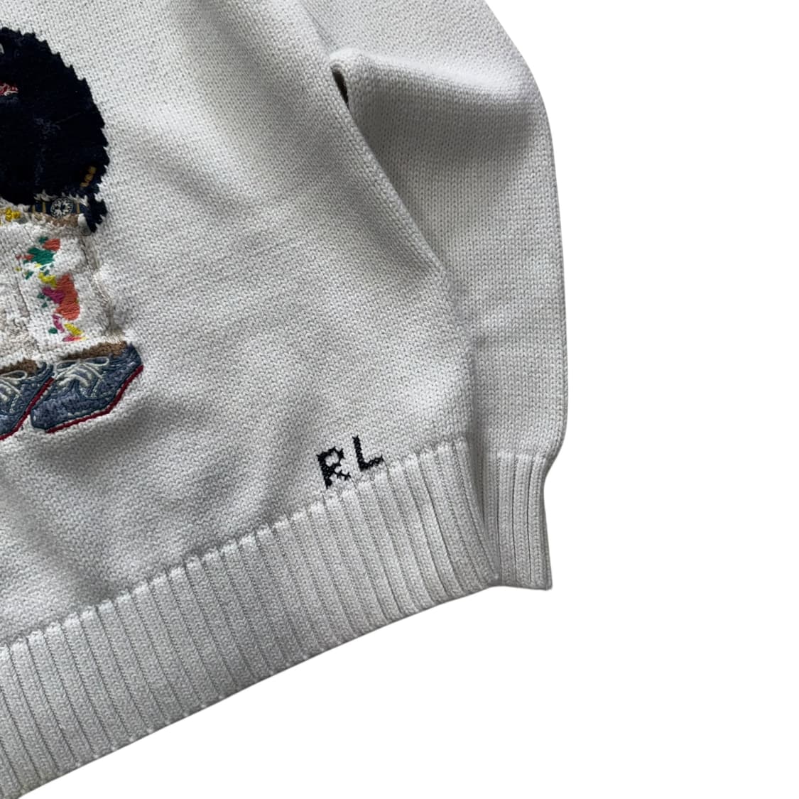 [우먼 XS] 폴로 랄프로렌 베어 자수 스웨터 니트 QR 상품이미지3