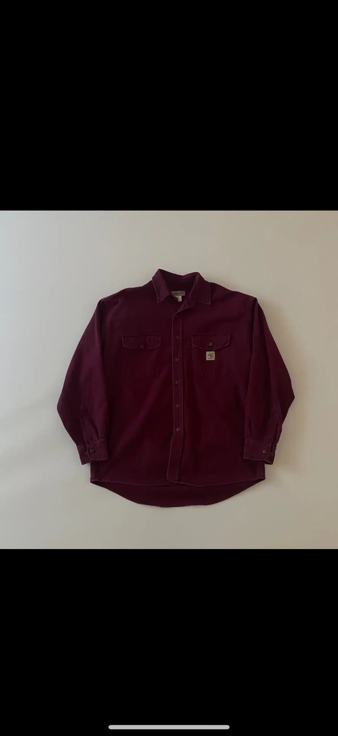 [L] Carhartt 칼하트 리메이크 해비 울 셔츠 남방 - N.93 상품이미지1