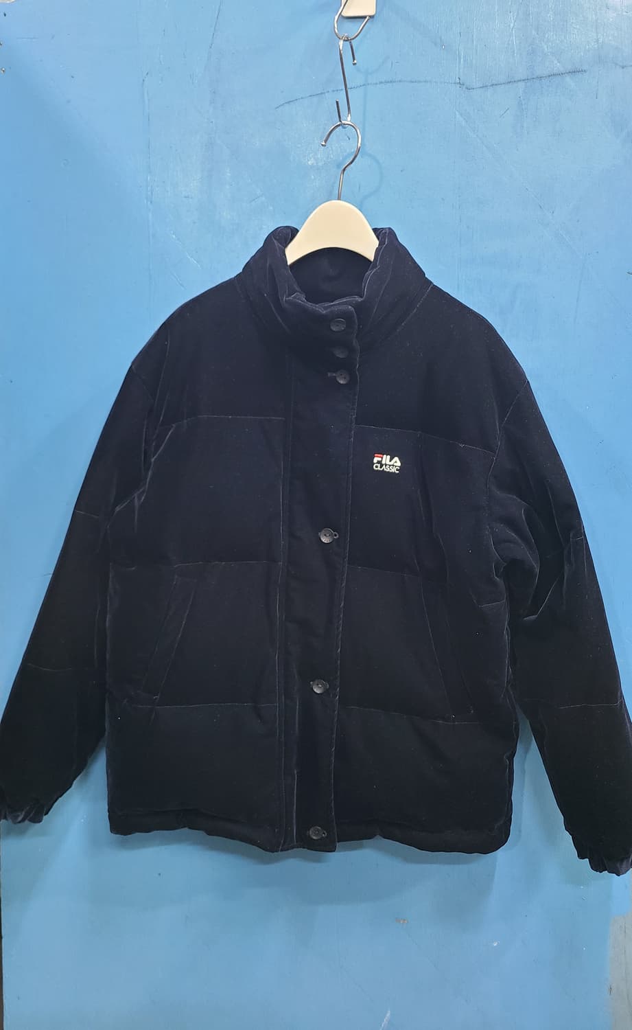 20살 빈티지 휠라 벨벳 푸퍼패딩 like 폴로 상품이미지2