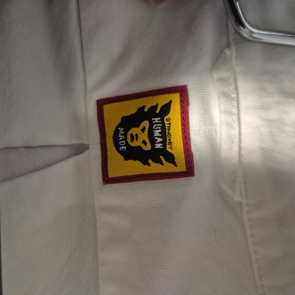 ​[XL] 휴먼 메이드 하트 로고 옥스포드 셔츠 화이트 상품이미지5