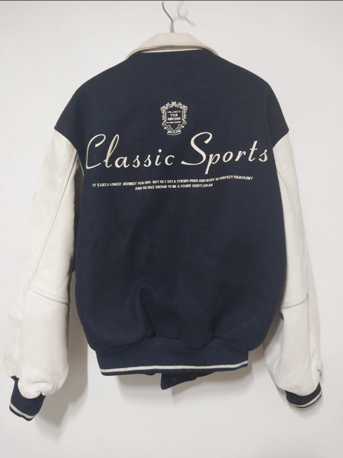 VAN Jacket Inc. 바시티 울 가죽 자켓 상품이미지6