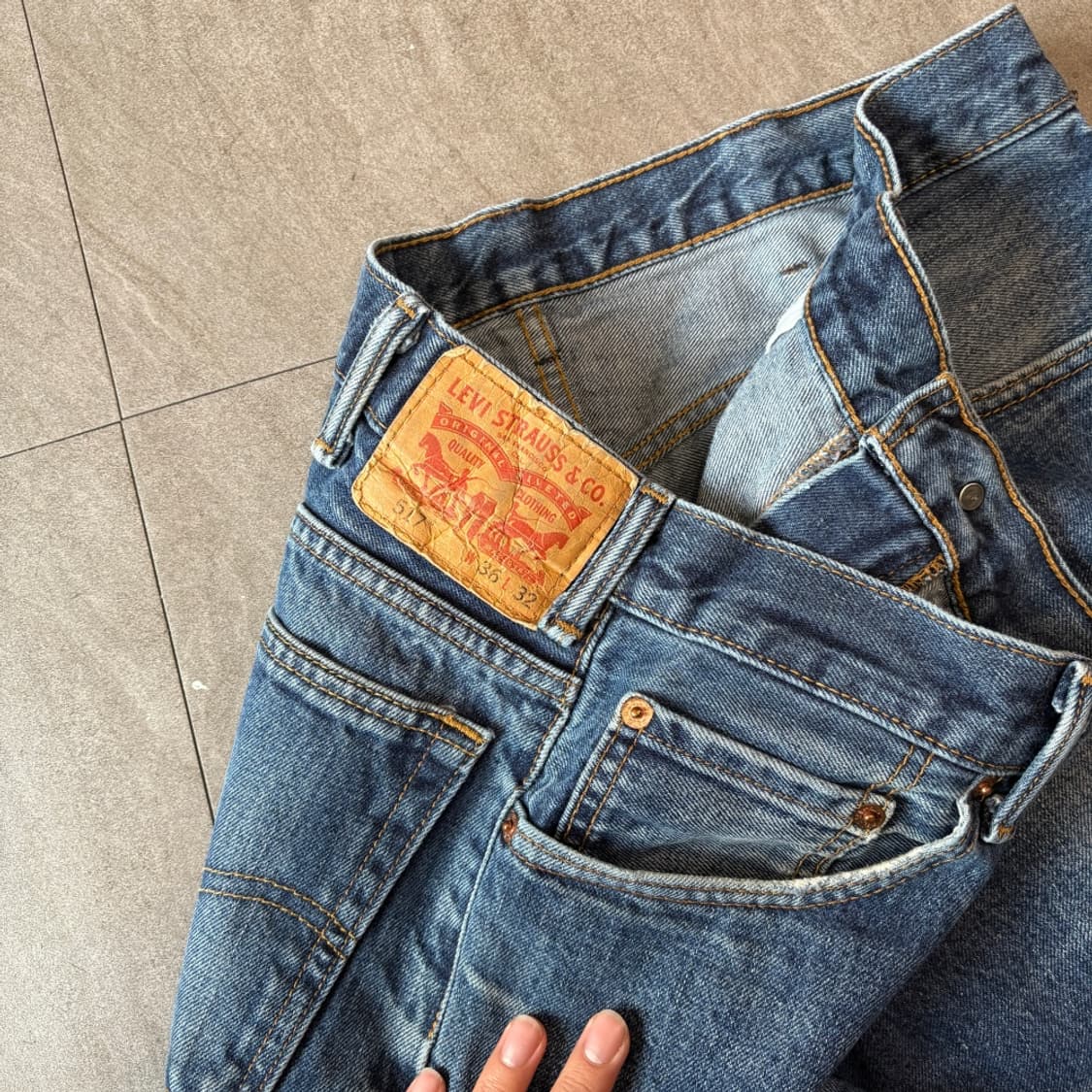 리바이스 정품 517 데님 팬츠 바지 상품이미지5