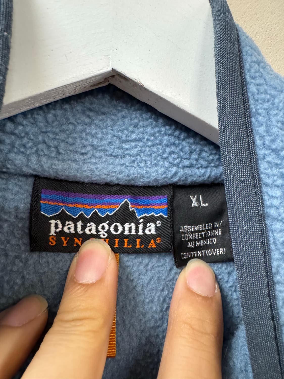 파타고니아 신칠라 마수피얼 하프집업 90s 스카이블루 xl 상품이미지3