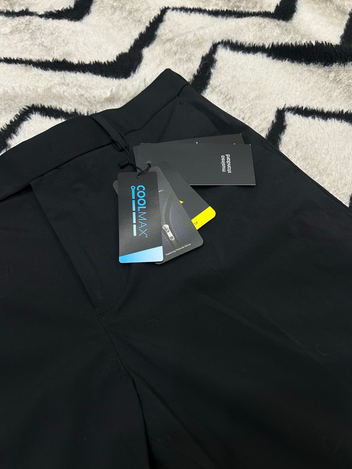 [33]무신사스탠다드 쿨 세미와이드 밴딩 슬랙스 상품이미지1