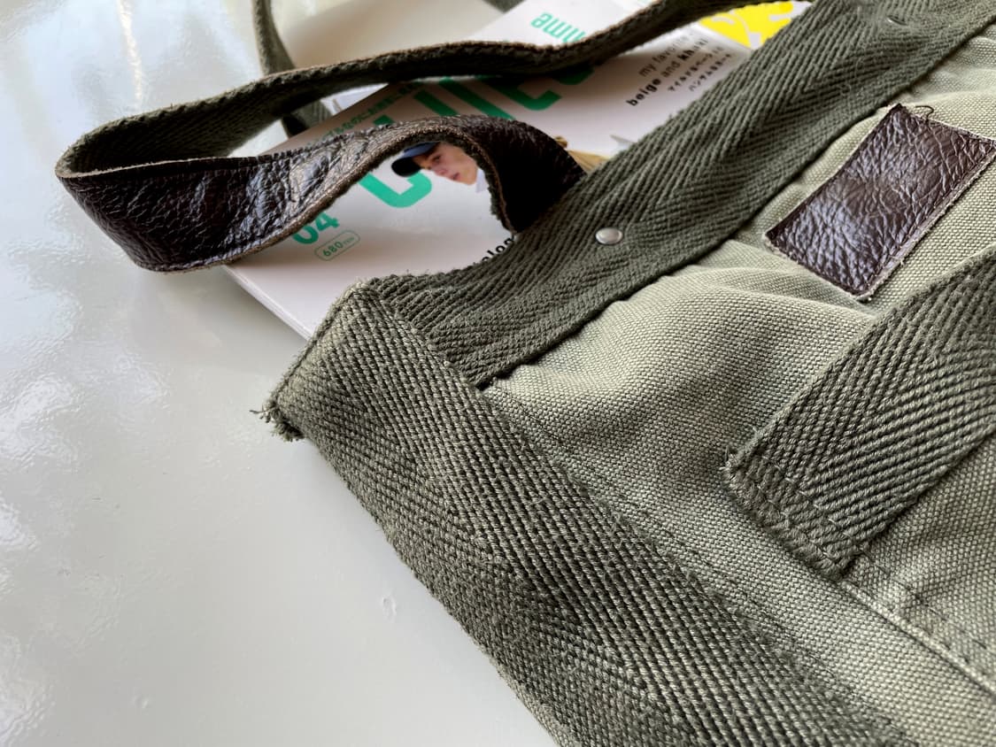 Heavy canvas big tote bag 상품이미지3