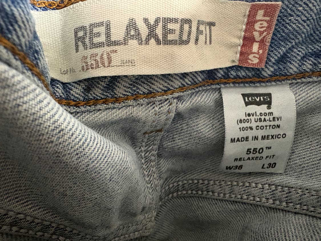 [36X30] 리바이스550 빈티지 릴렉스핏 상품이미지3