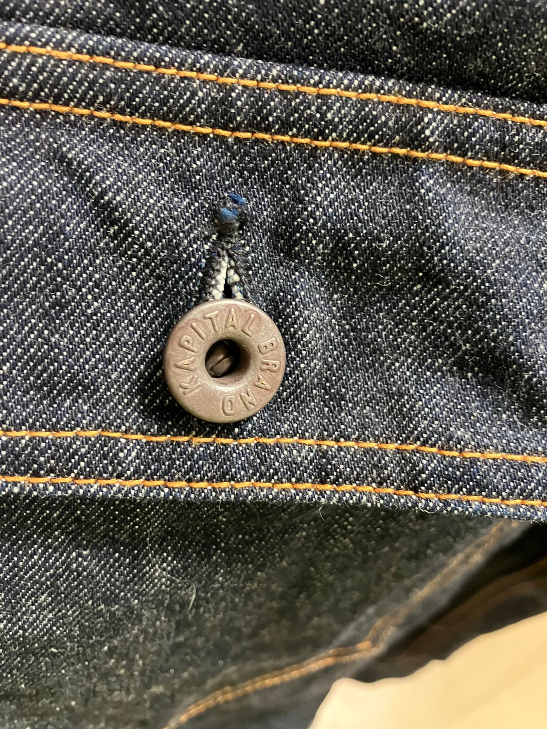 캐피탈 14oz 1세대 데님 자켓 6사이즈 상품이미지5