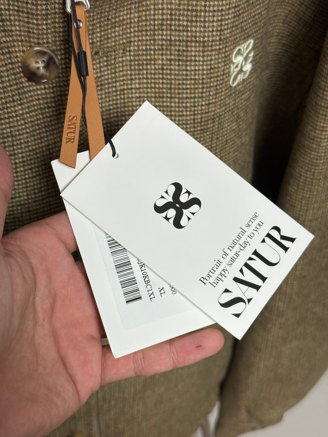 세터 SATUR 24fw 울 해링턴 자켓 XL 상품이미지4
