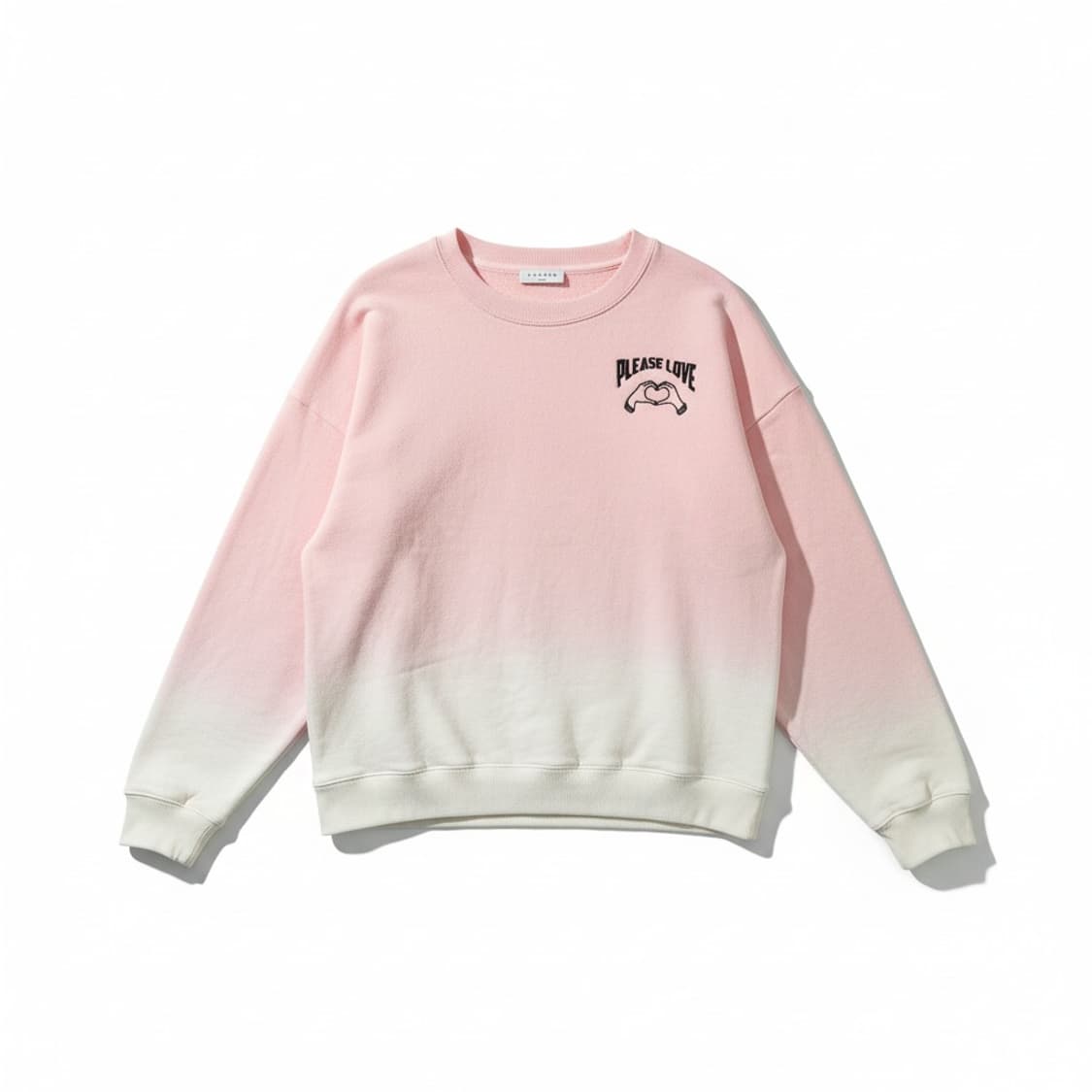 산드로 핑크 그라데이션 맨투맨 티셔츠 상품이미지1