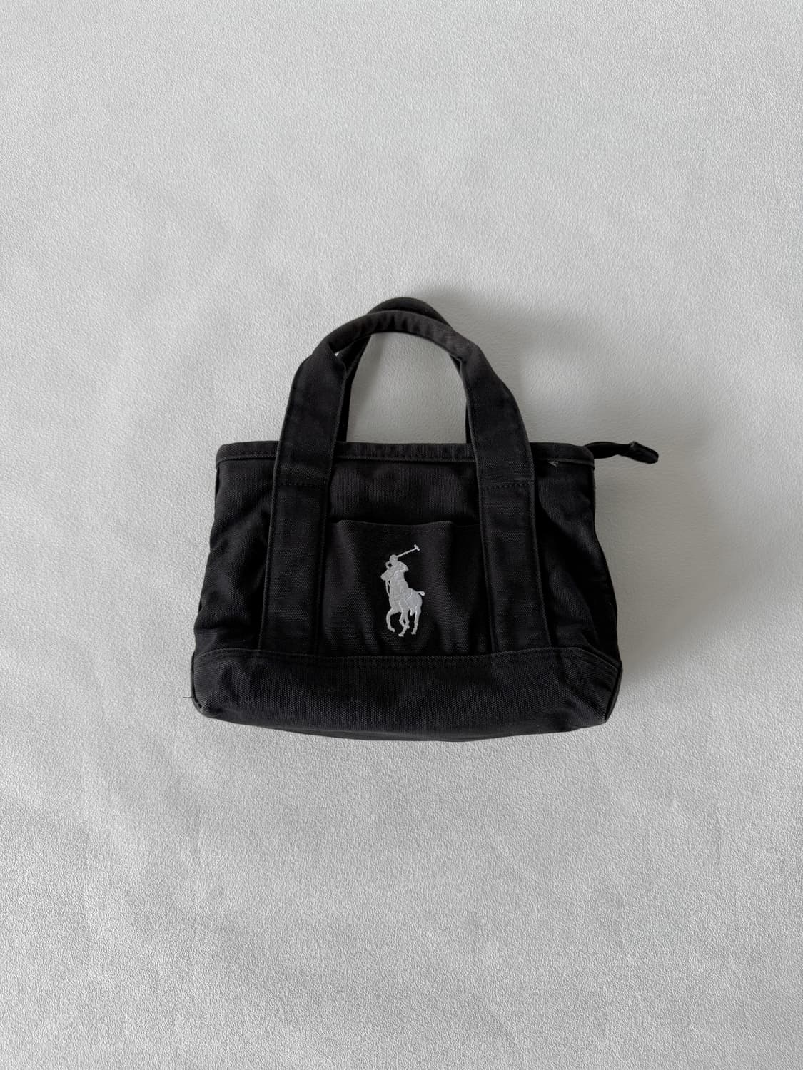 폴로 랄프로렌(Polo Ralph Lauren) 캔버스 미니 토트백 상품이미지1