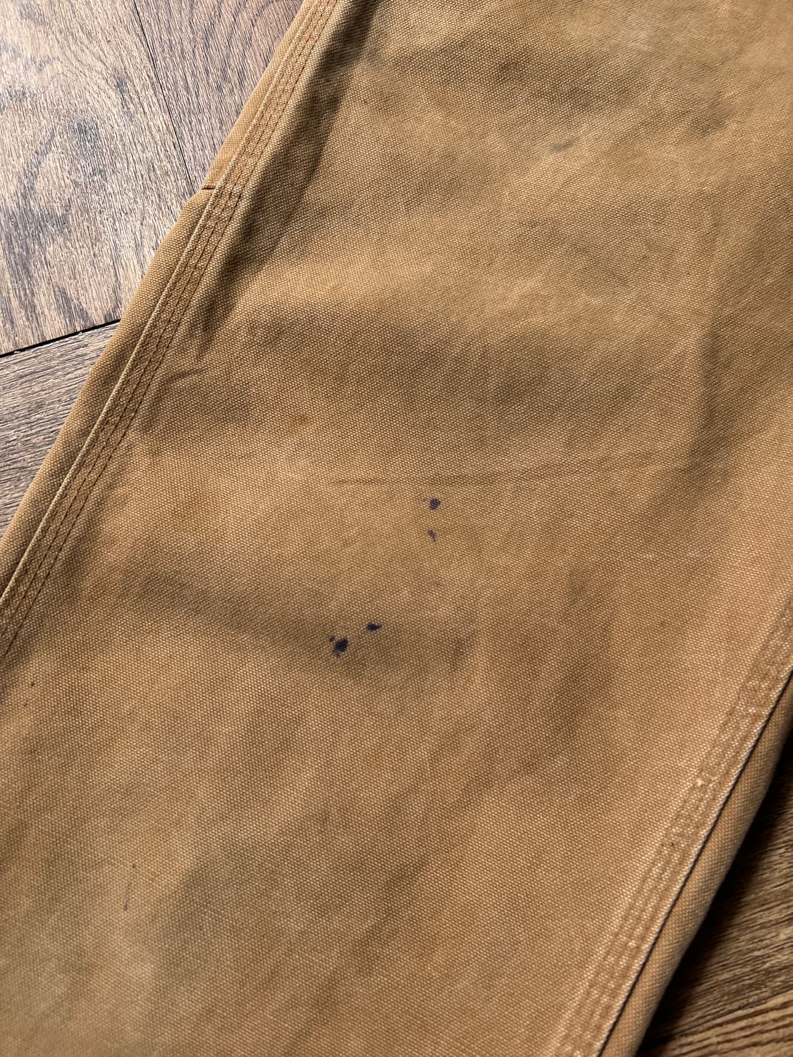 [32]칼하트 USA 더티워싱 브라운 싱글니 카펜터 워크 팬츠 상품이미지6