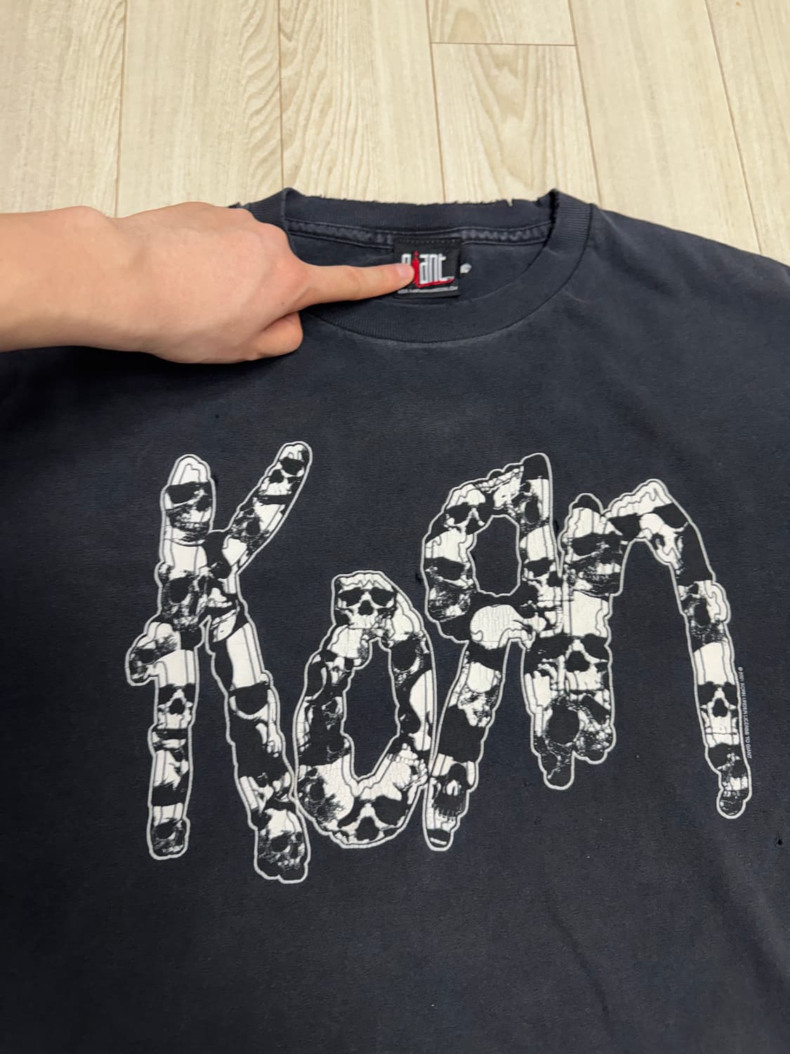 빈티지 korn 콘 티셔츠 상품이미지2