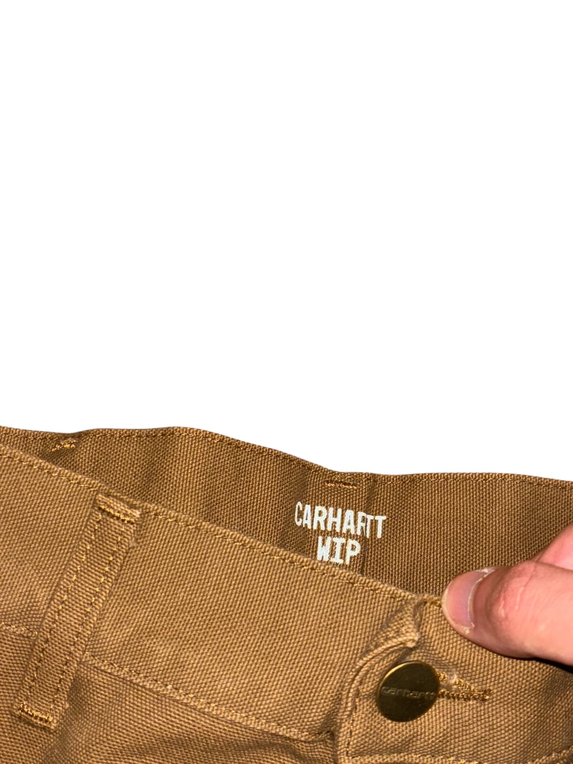 칼하트 wip 싱글니 브라운 카펜터 팬츠 상품이미지8