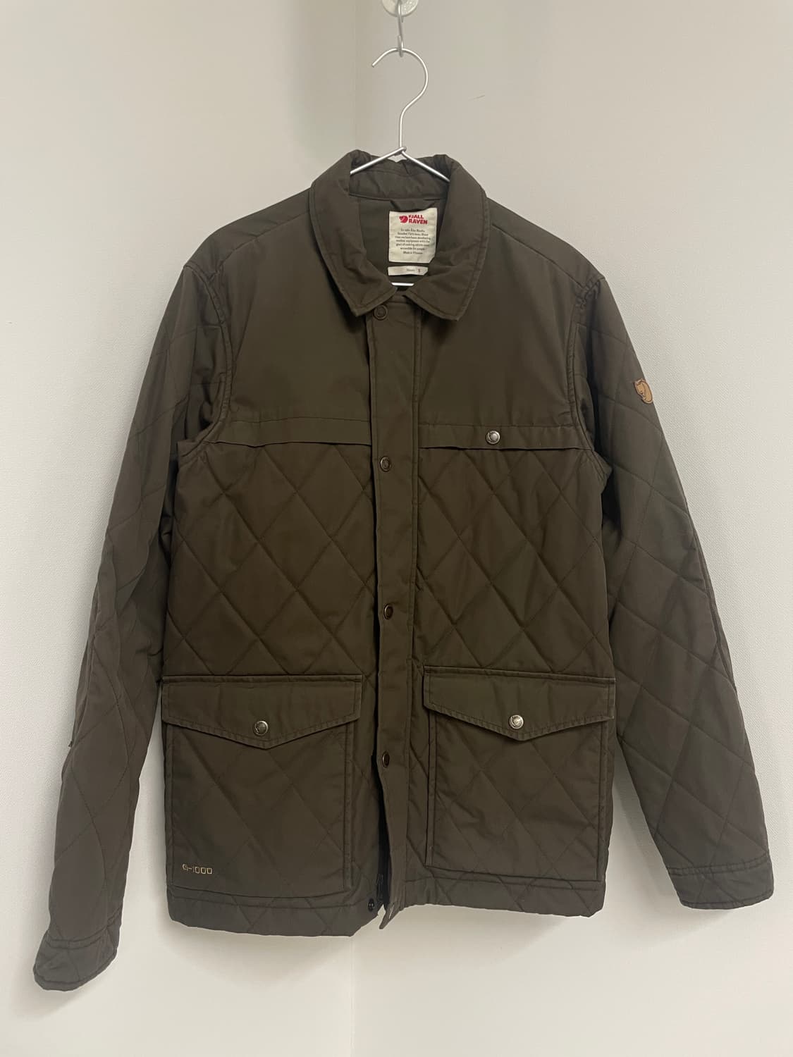 피엘라벤 FJALLRAVEN 오빅 울 패디드 자켓 다크 올리브 S 상품이미지1