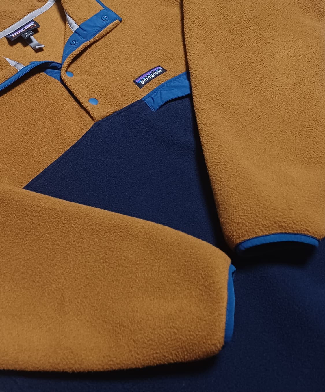 [S] 파타고니아 신칠라 스냅티 네이비 블루 / 베어 브라운 상품이미지7