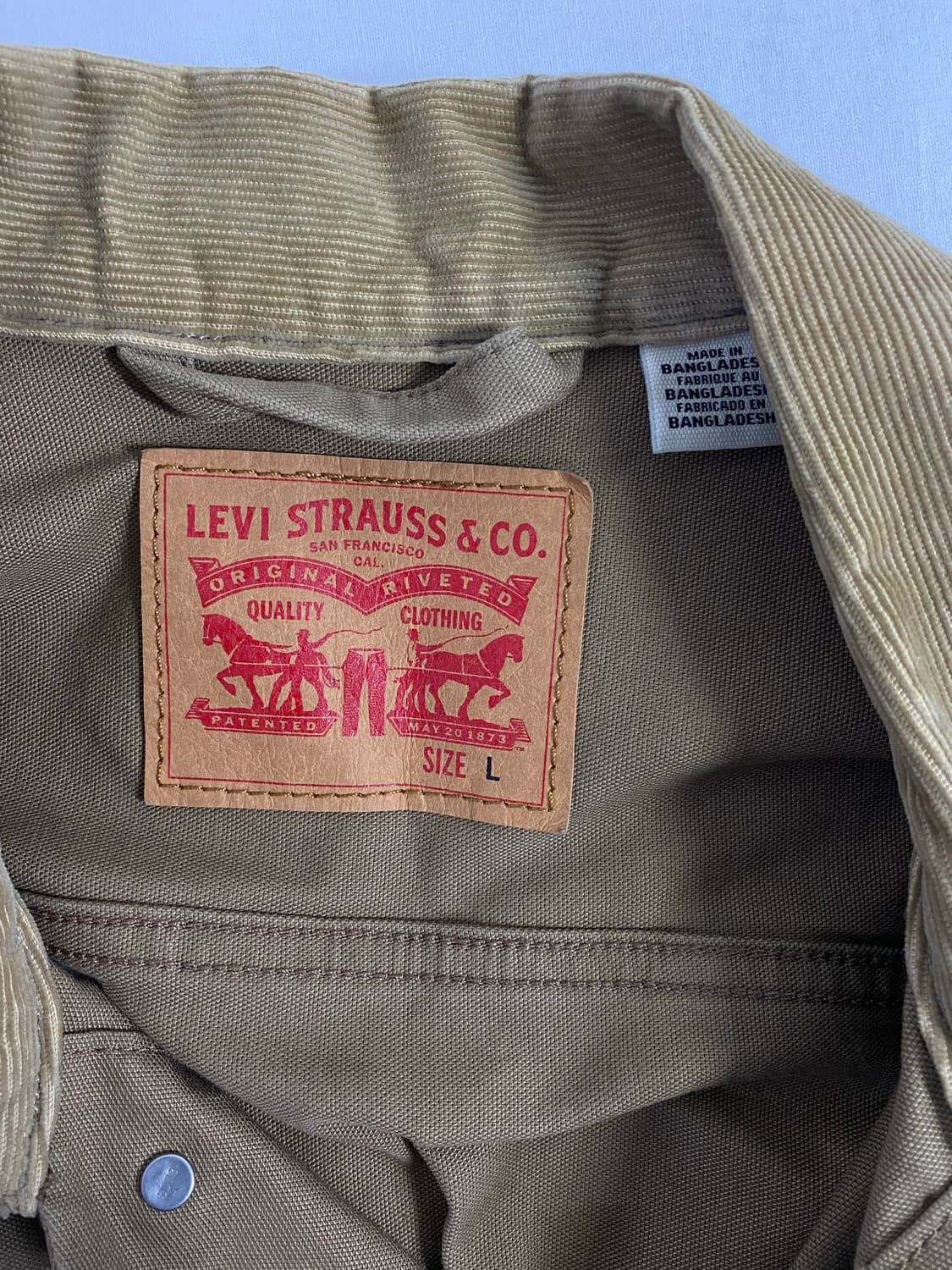 리바이스 유틸리티 트러커 자켓 L 상품이미지5