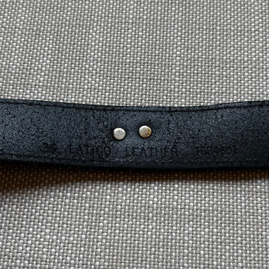 [35-36] 블랙 래티고 레더 웨스턴 레인저 벨트 상품이미지9