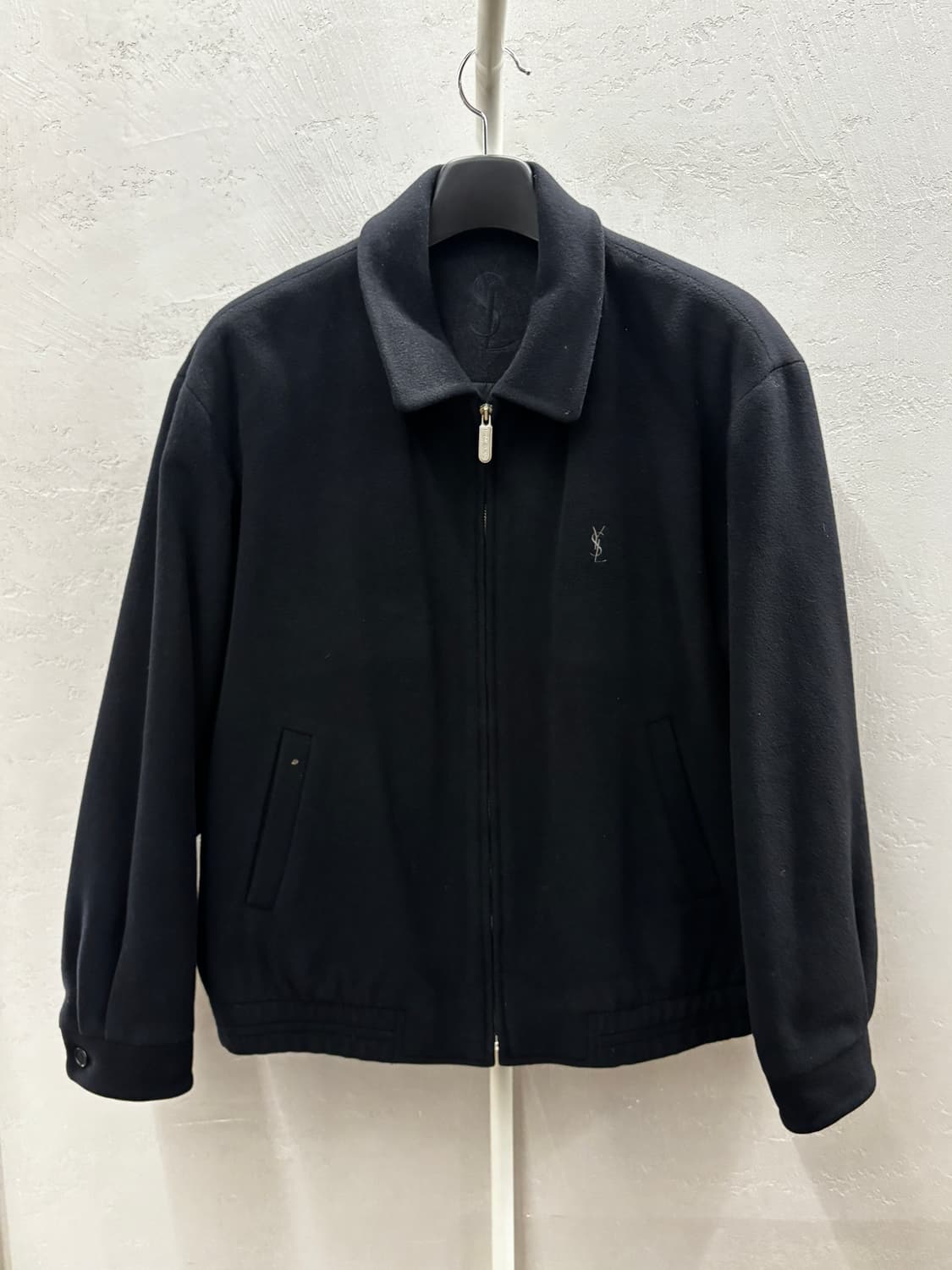 YSL 생로랑 블랙 울블루종 자켓 110 상품이미지2