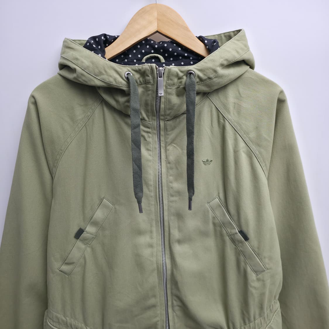 [S] 아디다스 올리브 후드 야상 자켓 상품이미지2