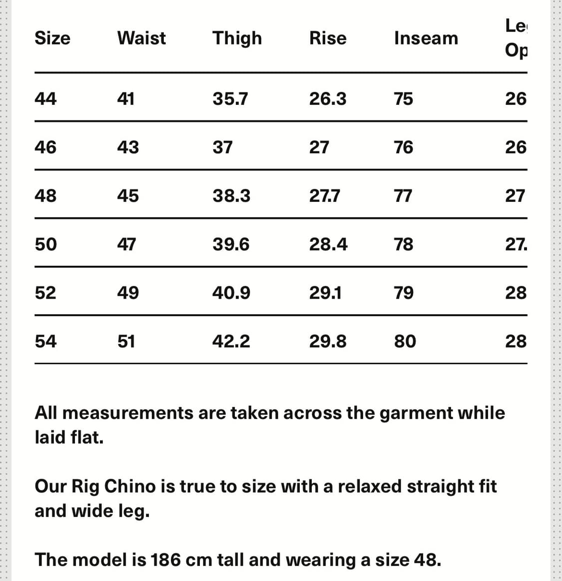 [46,48,50]아워레가시 26ss 릭 치노 팬츠 상품이미지7