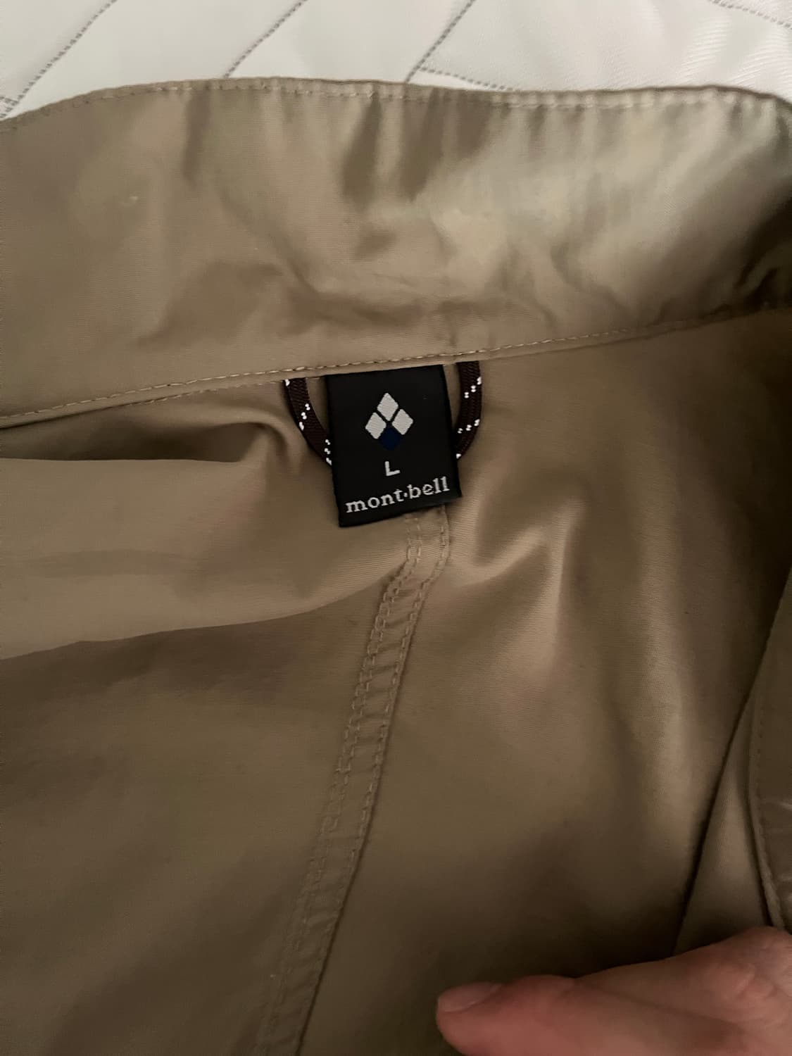 Montbell 베이지 쉘 자켓 L 상품이미지2