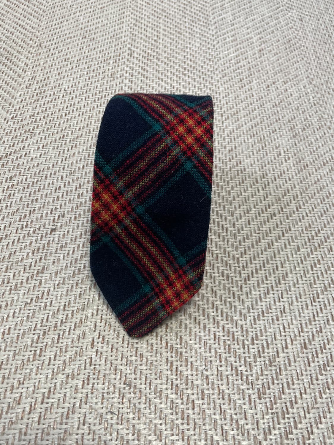빈티지 잉글랜드 타탄체크 넥타이 J03727 상품이미지1