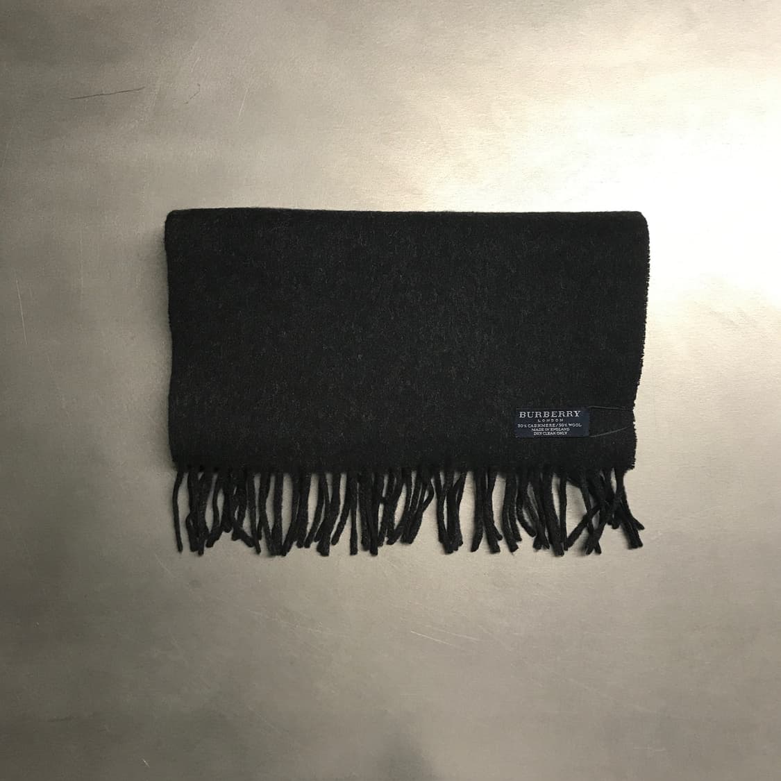 버버리 정품 캐시미어/울 머플러 그레이 상품이미지2